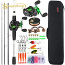 Marvex Baitcasting Combo – Carbon Fiber Rod & Reel Kit for Bass Fishing