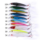 Marvex Laser Minnow X™ | 9cm Sinking Hard Fishing Lure with 3D Eyes for Bass, Pike & Predator Fish