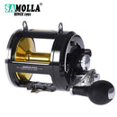 Marvex OceanForce Pro 30KG Saltwater Jigging Reel – Full Aluminum Body Trolling Fishing Reel for Boat Fishing