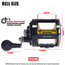 Marvex OceanForce Pro 30KG Saltwater Jigging Reel – Full Aluminum Body Trolling Fishing Reel for Boat Fishing