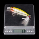 Marvex Laser Minnow X™ | 9cm Sinking Hard Fishing Lure with 3D Eyes for Bass, Pike & Predator Fish