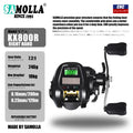 Marvex Smart Baitcasting Reel – LED Display, Solar & USB Charging 7.2:1