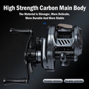Leydun Usopp Ultralight Baitcasting Reel 7.6:1 Gear Ratio – 125g Carbon Baitcaster | 4.5kg Max Drag