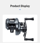 Leydun Usopp Ultralight Baitcasting Reel 7.6:1 Gear Ratio – 125g Carbon Baitcaster | 4.5kg Max Drag