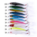 Marvex Laser Minnow X™ | 9cm Sinking Hard Fishing Lure with 3D Eyes for Bass, Pike & Predator Fish