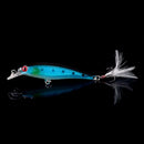 Marvex Laser Minnow X™ | 9cm Sinking Hard Fishing Lure with 3D Eyes for Bass, Pike & Predator Fish