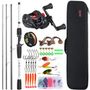 Marvex Baitcasting Combo – Carbon Fiber Rod & Reel Kit for Bass Fishing