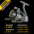 Marvex ARCHER II Spinning Reel – Precision Power (5.2:1 / 4.9:1)