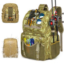 Marvex Fishing Arctic Trek Pro™ – 45L Fishing Backpack Cooler with Rod Holders & Rain Cover