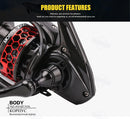 Marvex MORPH2000 Spinning Reel – Carbon Fiber Performance (5.2:1)