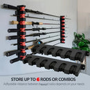 Marvex Fishing Rod Holder Set – Wall Mounted Storage Rack (2PCS)