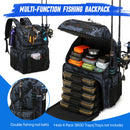 Marvex Fishing Arctic Trek Pro™ – 45L Fishing Backpack Cooler with Rod Holders & Rain Cover