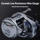 Leydun Usopp Ultralight Baitcasting Reel 7.6:1 Gear Ratio – 125g Carbon Baitcaster | 4.5kg Max Drag