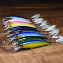 Marvex Laser Minnow X™ | 9cm Sinking Hard Fishing Lure with 3D Eyes for Bass, Pike & Predator Fish