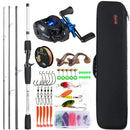 Marvex Baitcasting Combo – Carbon Fiber Rod & Reel Kit for Bass Fishing