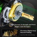Marvex Baitcasting Combo – Carbon Fiber Rod & Reel Kit for Bass Fishing
