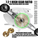 Marvex Baitcasting Reel – 7.2:1 High Speed Ultralight Saltwater Performance