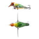 Marvex Fishing™ Topwater Bird Popper Lure 80mm 12g – Floating Hard Bait with Metal Blade Wings