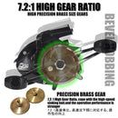 Marvex Smart Baitcasting Reel – LED Display, Solar & USB Charging 7.2:1
