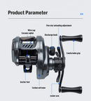Leydun Usopp Ultralight Baitcasting Reel 7.6:1 Gear Ratio – 125g Carbon Baitcaster | 4.5kg Max Drag