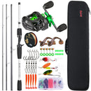 Marvex Baitcasting Combo – Carbon Fiber Rod & Reel Kit for Bass Fishing