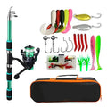 Marvex Traveler Pro Fishing Combo – Telescopic Rod & Spinning Reel Complete Kit