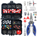 Marvex Ultimate Fishing Kit 263PCS – Complete Tackle Box Set with Pliers, Jig Hooks & Sinkersght Swivels Snaps Sinker Slides Kit