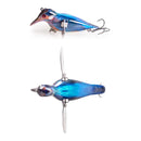 Marvex Fishing™ Topwater Bird Popper Lure 80mm 12g – Floating Hard Bait with Metal Blade Wings