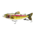 Marvex Fishing Electric LED Swimbait Lure – Rechargeable 4-Segment Robotic Crankbait Wobbler