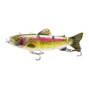 Marvex Fishing Electric LED Swimbait Lure – Rechargeable 4-Segment Robotic Crankbait Wobbler