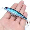 Marvex Laser Minnow X™ | 9cm Sinking Hard Fishing Lure with 3D Eyes for Bass, Pike & Predator Fish